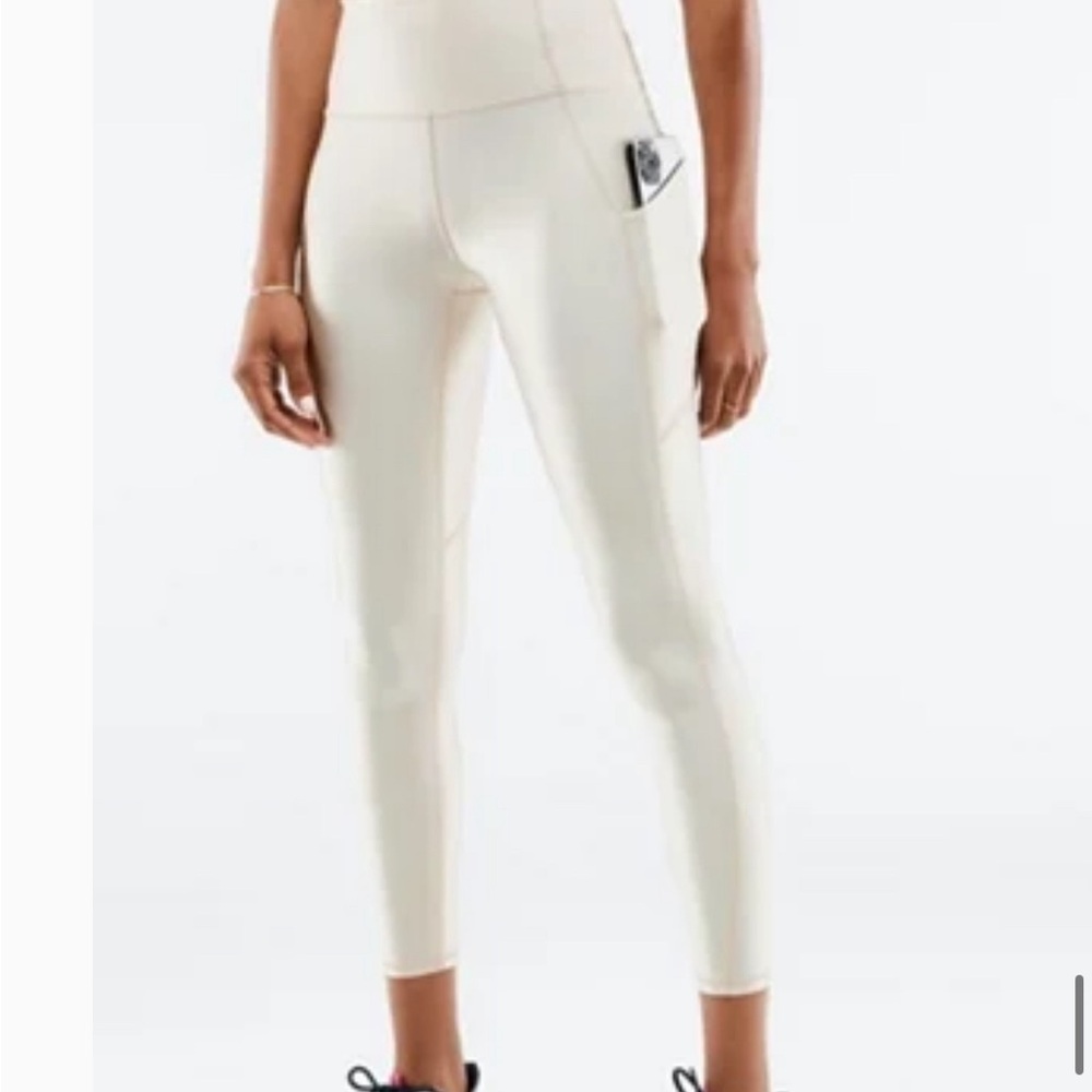 Oasis PureLuxe High-Waisted Shine 7/8 Legging (Grey Mist Shine)